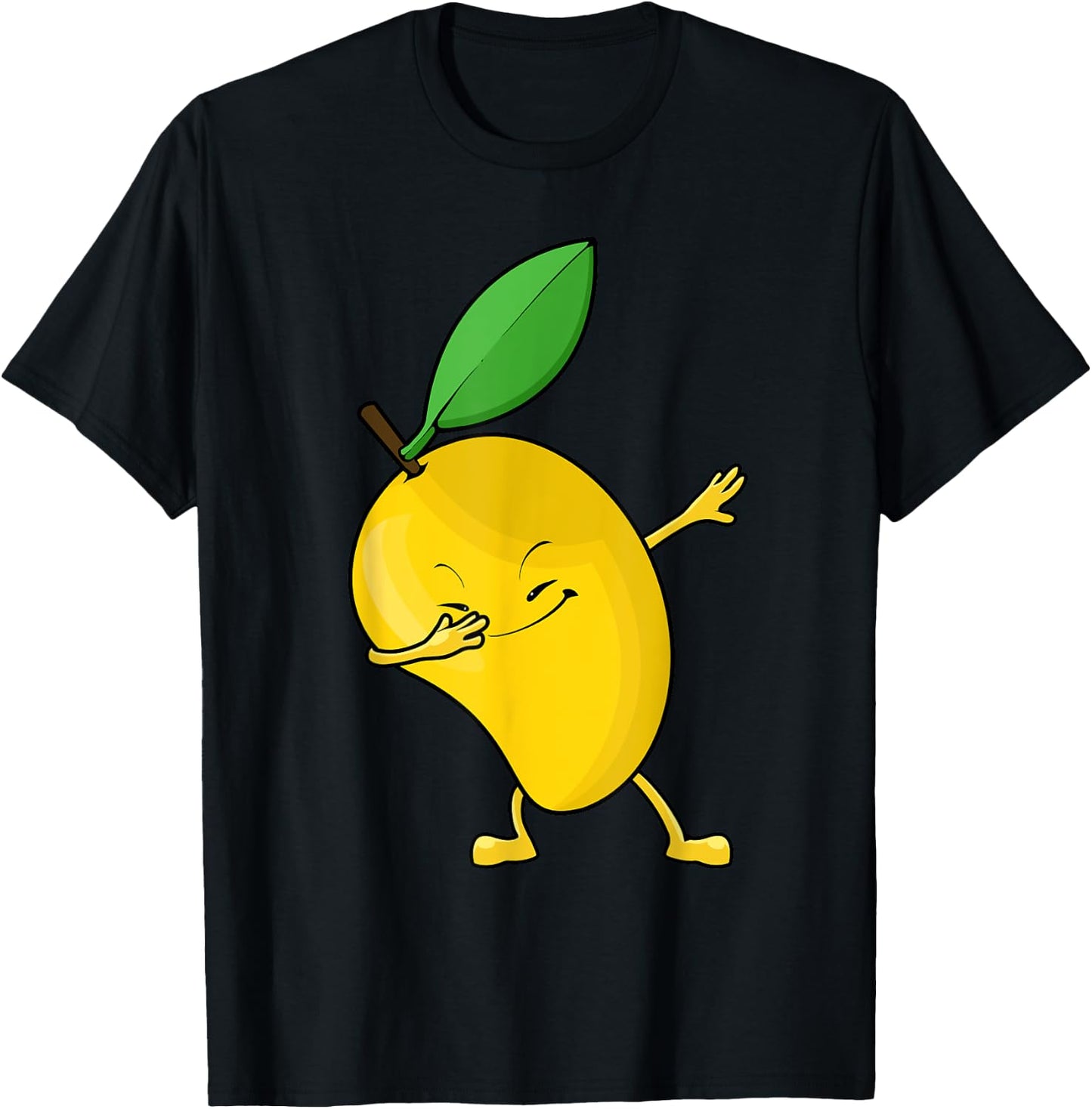 Cool Mango Women Mangos Dabbing Fruit Lovers Vegan T-Shirt - T-Shirt | Black