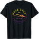 Moab Utah 4x4 Off Road Adventures Retro Sunset T-Shirt - T-Shirt | Black