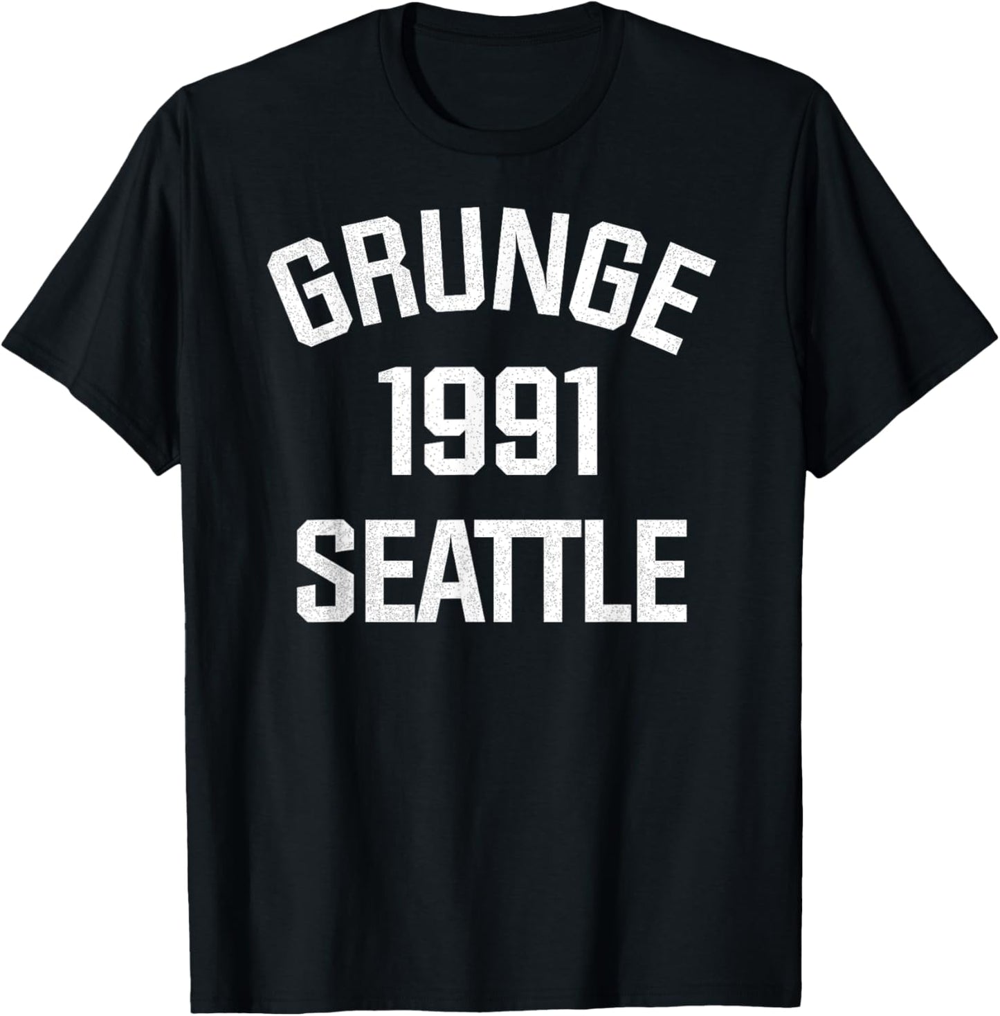 Grunge Rock 1991 Seattle T-Shirt - T-Shirt | Black