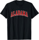 ALABAMA - Throwback Design - Classic T-Shirt - T-Shirt | Black