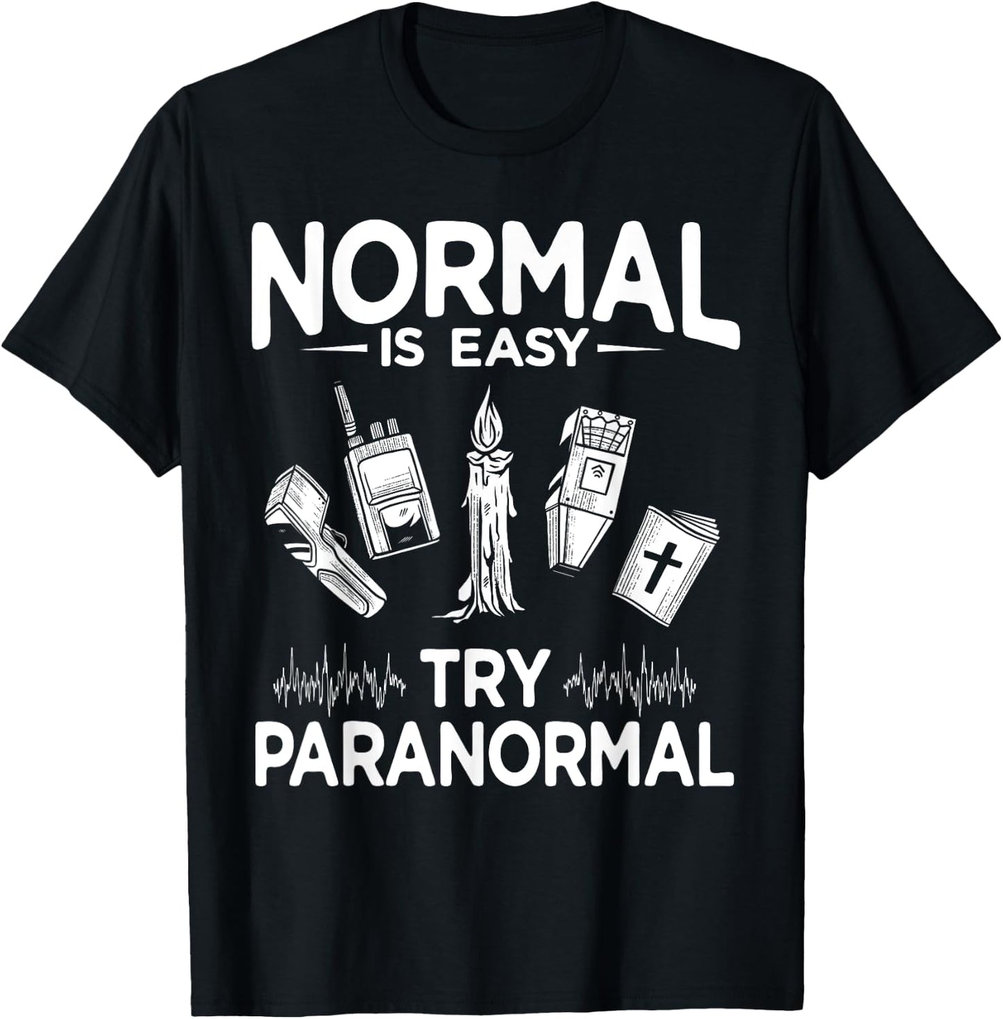 Phasmophobia - Ghost Hunter - Paranormal Investigator T-Shirt - T-Shirt | Black