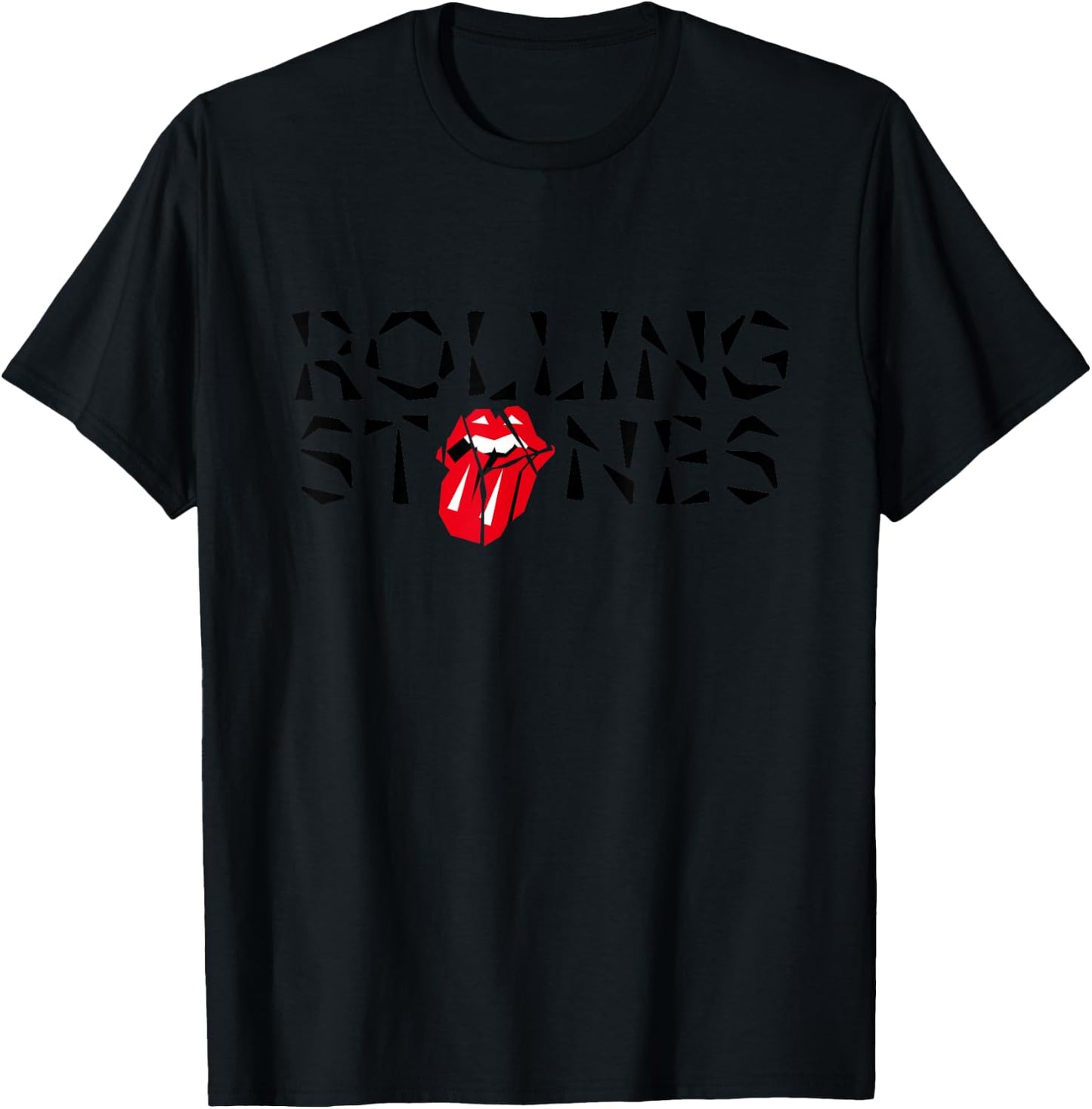 Official The Rolling Stones HD Tongue Logo T-Shirt - T-Shirt | Black