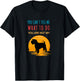 You can't tell me what to do you are not my Miniature T-Shirt - T-Shirt | Black