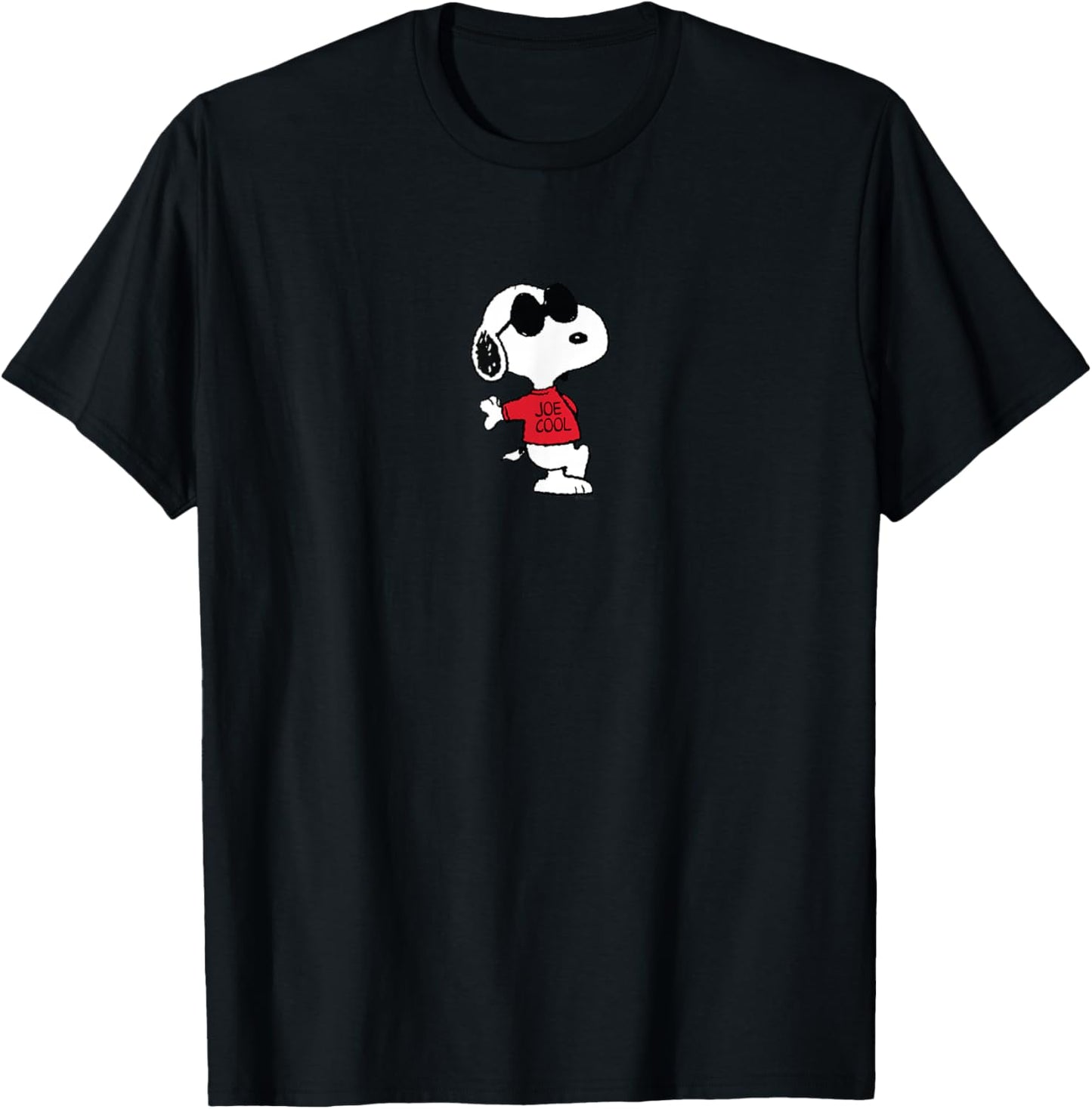 Peanuts - Snoopy Joe Cool T-Shirt - T-Shirt | Black