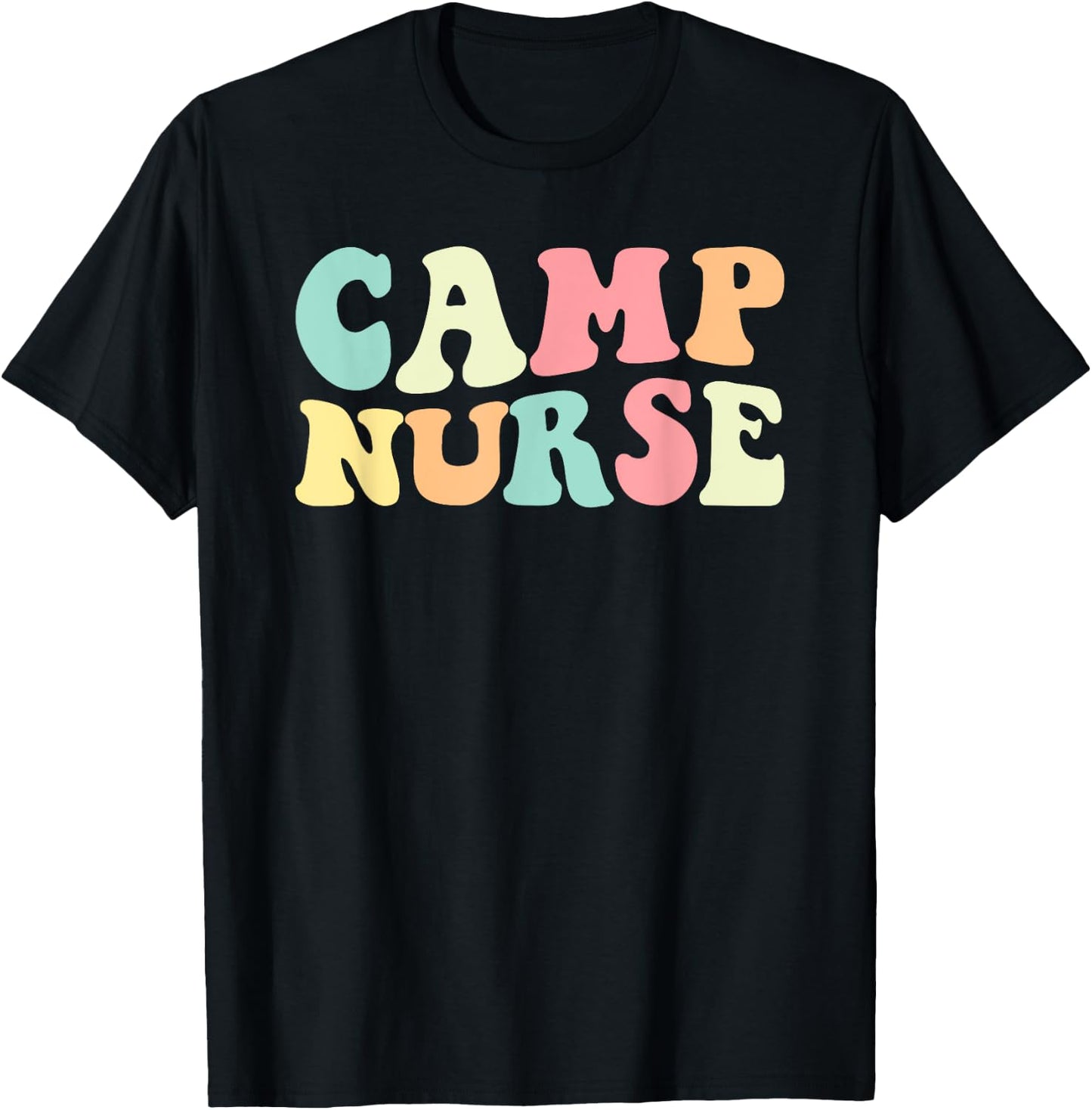 Camp Nurse Camp Nurse Nurses Day T-Shirt - T-Shirt | Black