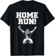 Football home run funny Sarcastic football home run T-Shirt - T-Shirt | Black