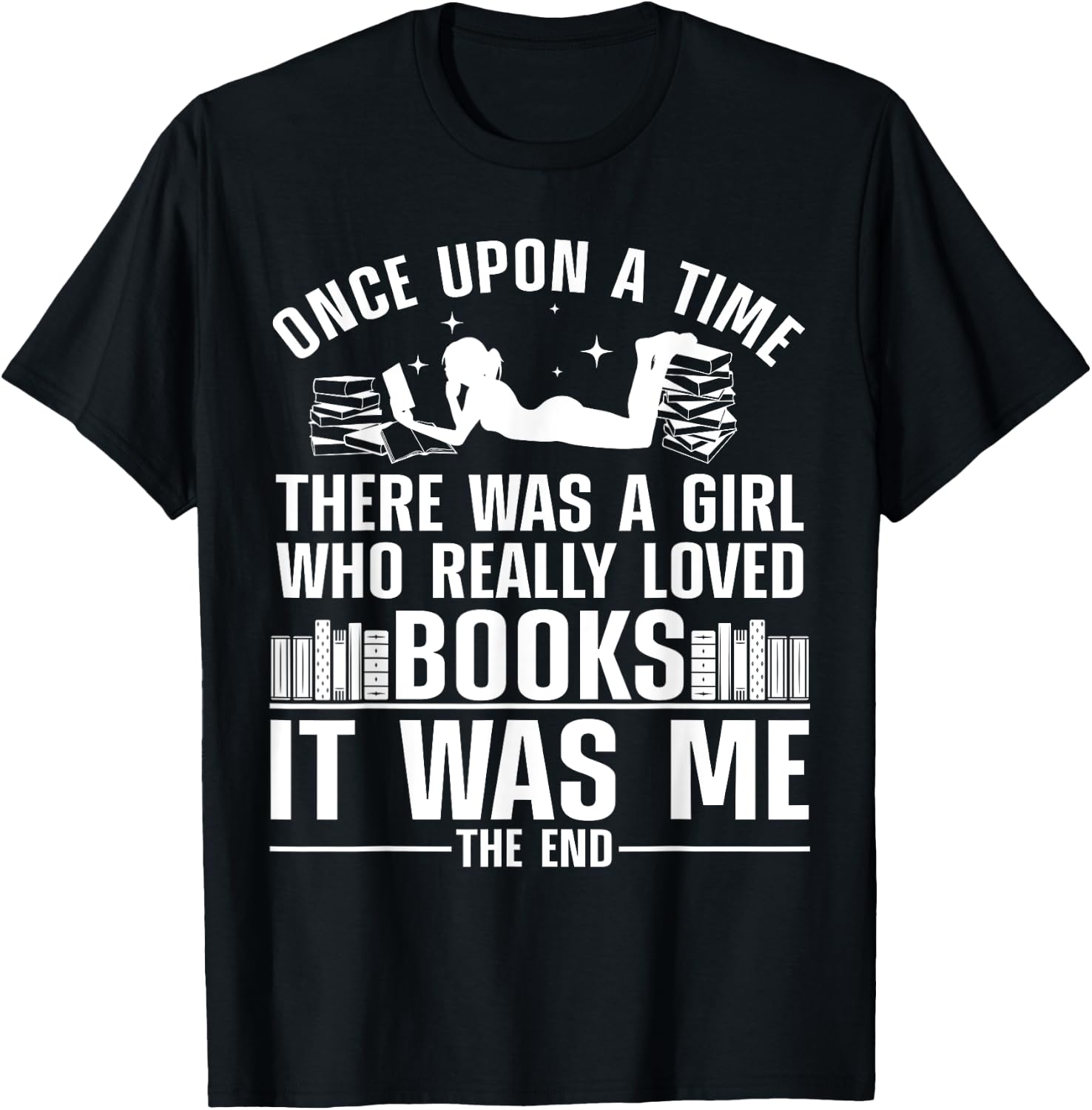 Cool Girl Who Love Book Girl Library Lover Reading T-Shirt - T-Shirt | Black