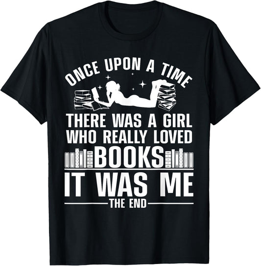 Cool Girl Who Love Book Girl Library Lover Reading T-Shirt - T-Shirt | Black