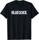 Blue Lock Official Epic Bold Distressed Glitch Chest Logo T-Shirt - T-Shirt | Black