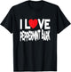 I Love Peppermint Bark - Christmas Candy T-Shirt - T-Shirt | Black