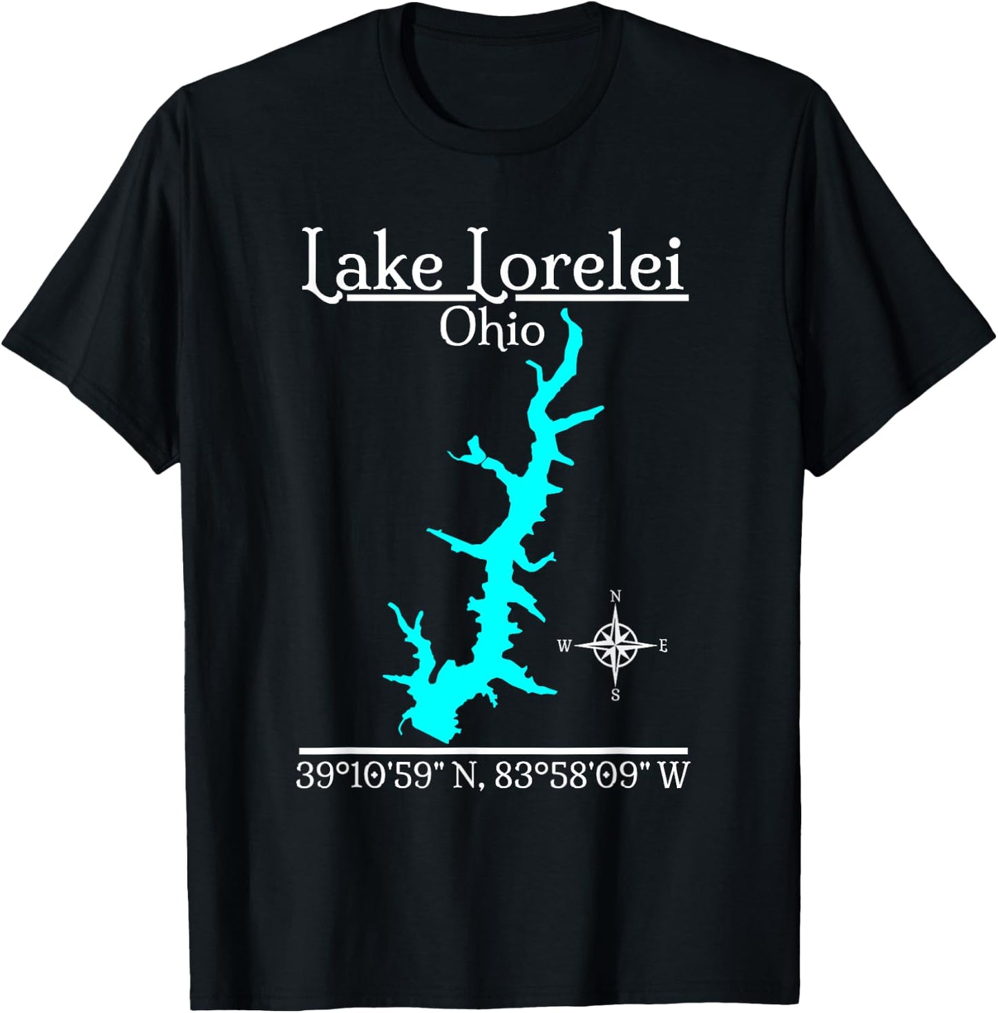 Lake Lorelei, Ohio T-Shirt - T-Shirt | Black