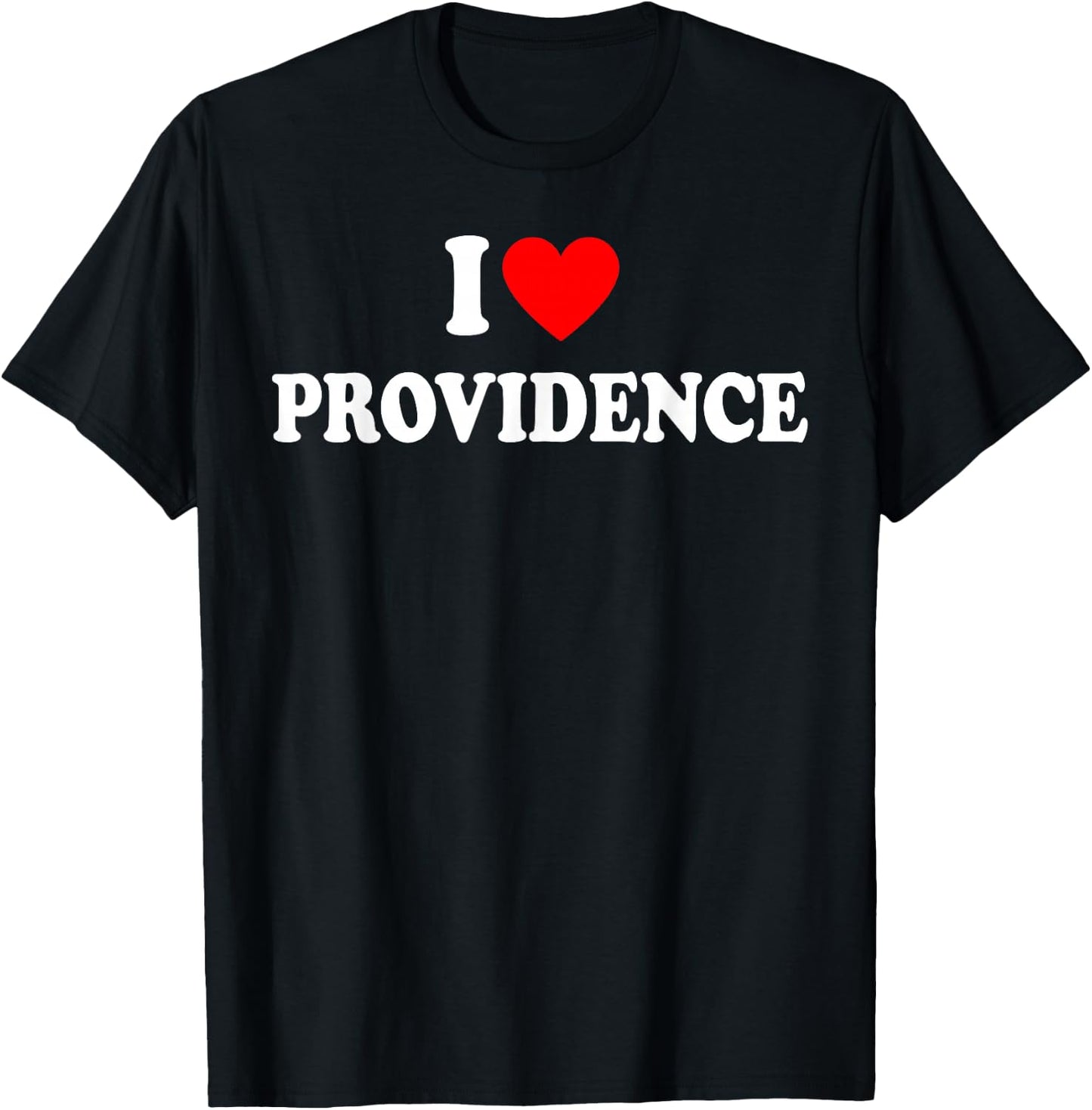 I Heart Providence, I Love Providence City Classic T-Shirt - T-Shirt | Black