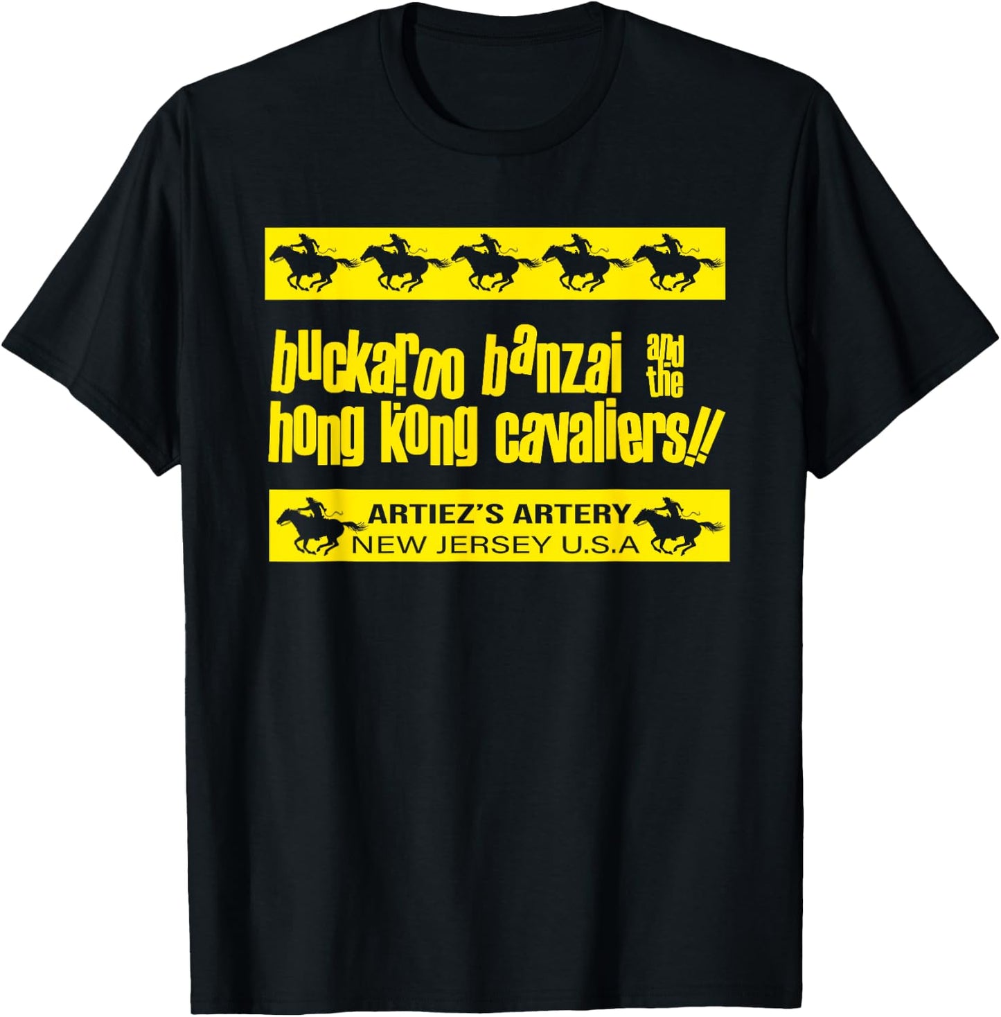 Buckaroo Banzai And The Honkong Cavaliers T-Shirt - T-Shirt | Black