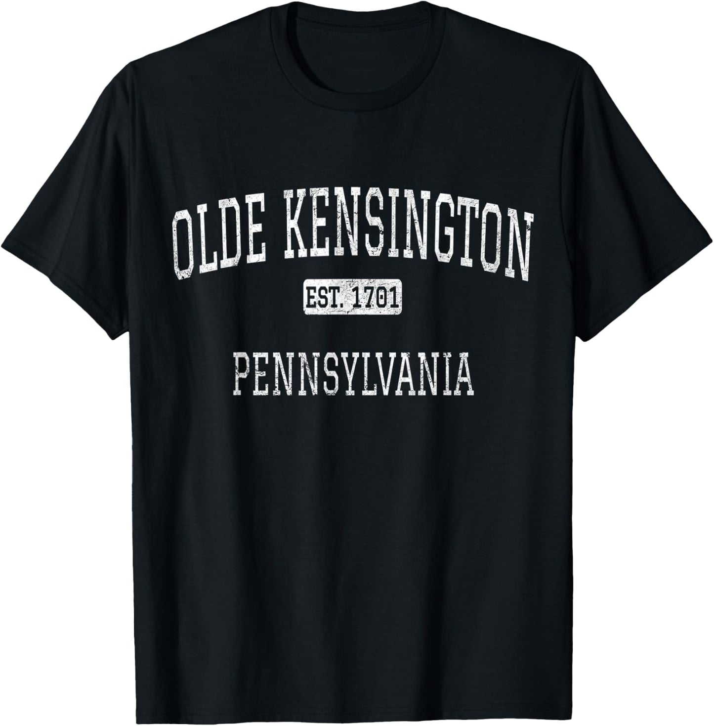 Olde Kensington Pennsylvania Philadelphia PA Vintage T-Shirt - T-Shirt | Black