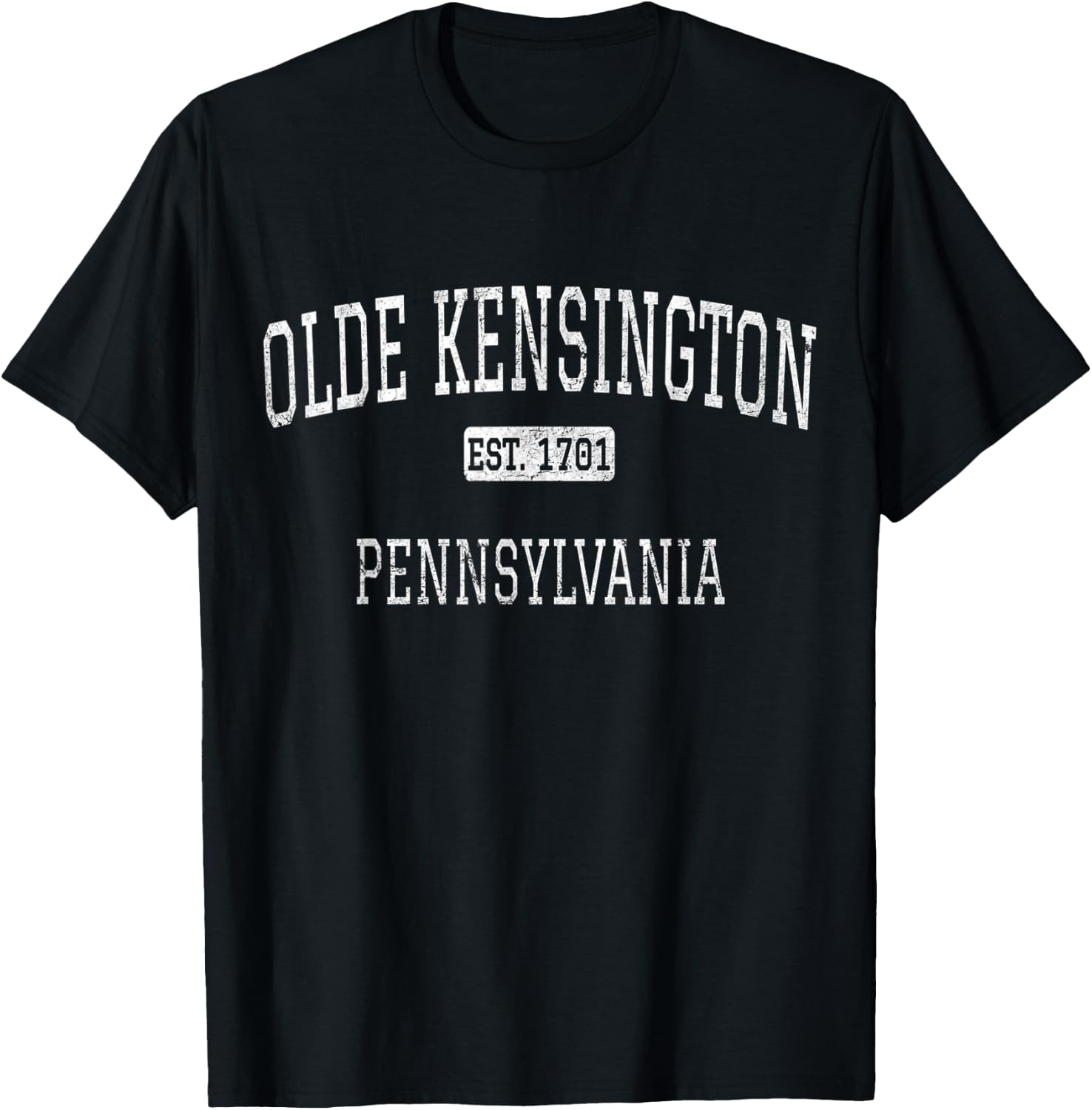 Olde Kensington Pennsylvania Philadelphia PA Vintage T-Shirt - T-Shirt | Black