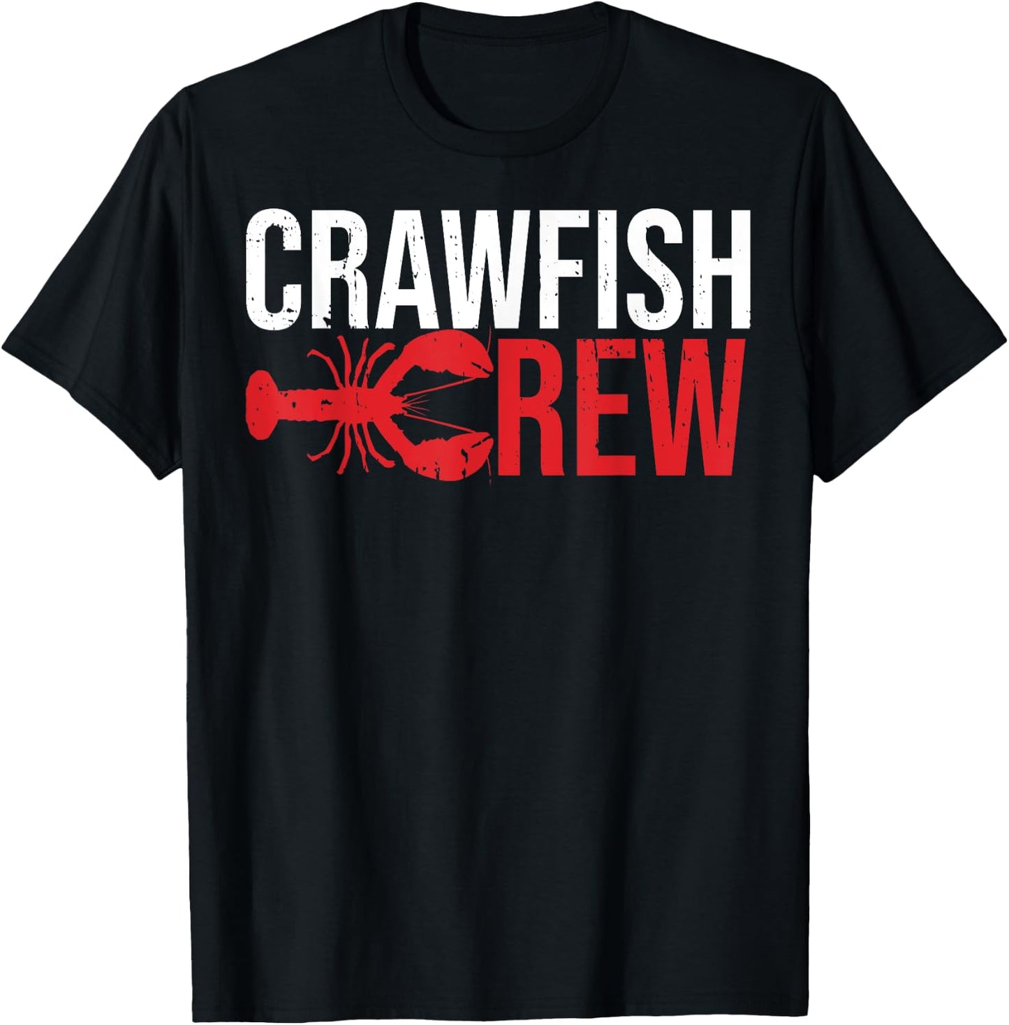 Cajun Crawfish Crew Seafood Crayfish Crawdads Boil Shrimp T-Shirt - T-Shirt | Black