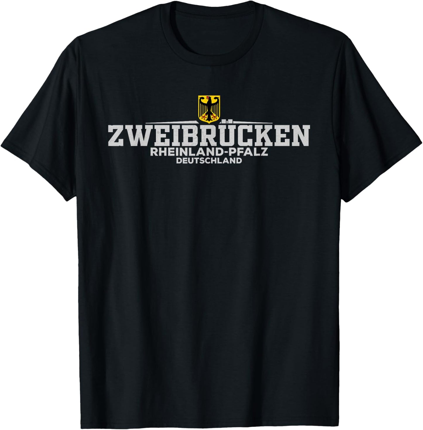Zweibrucken Rheinland-Pfalz Deutschland / Germany T-Shirt - T-Shirt | Black