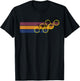 Vintage Minimalistic Cycling Funny Biking Bicycle Enthusiast T-Shirt - T-Shirt | Black