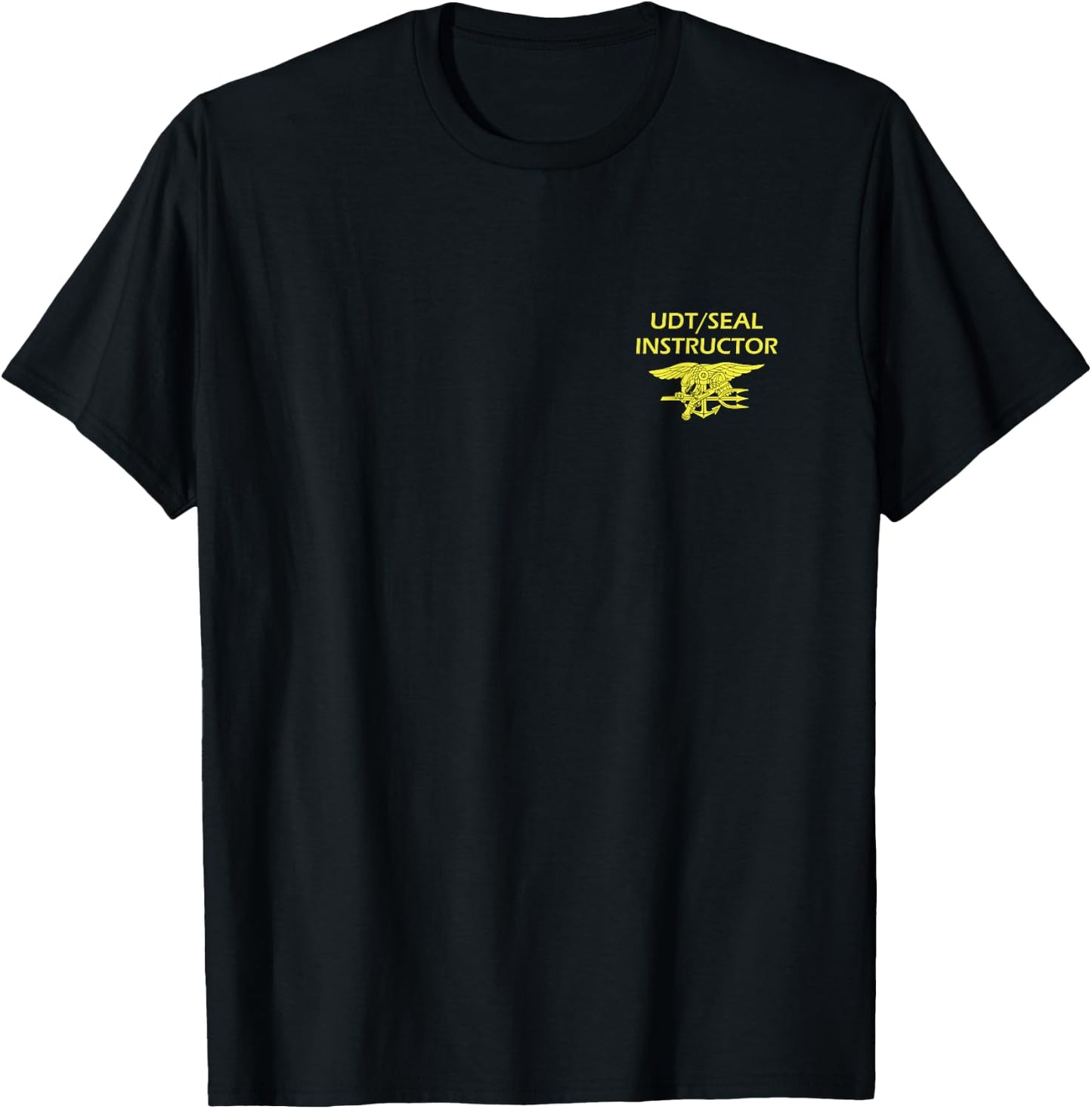 UDT Seal Instructor Uniform NSWC US Bluejacket Naval Navyman T-Shirt - T-Shirt | Black