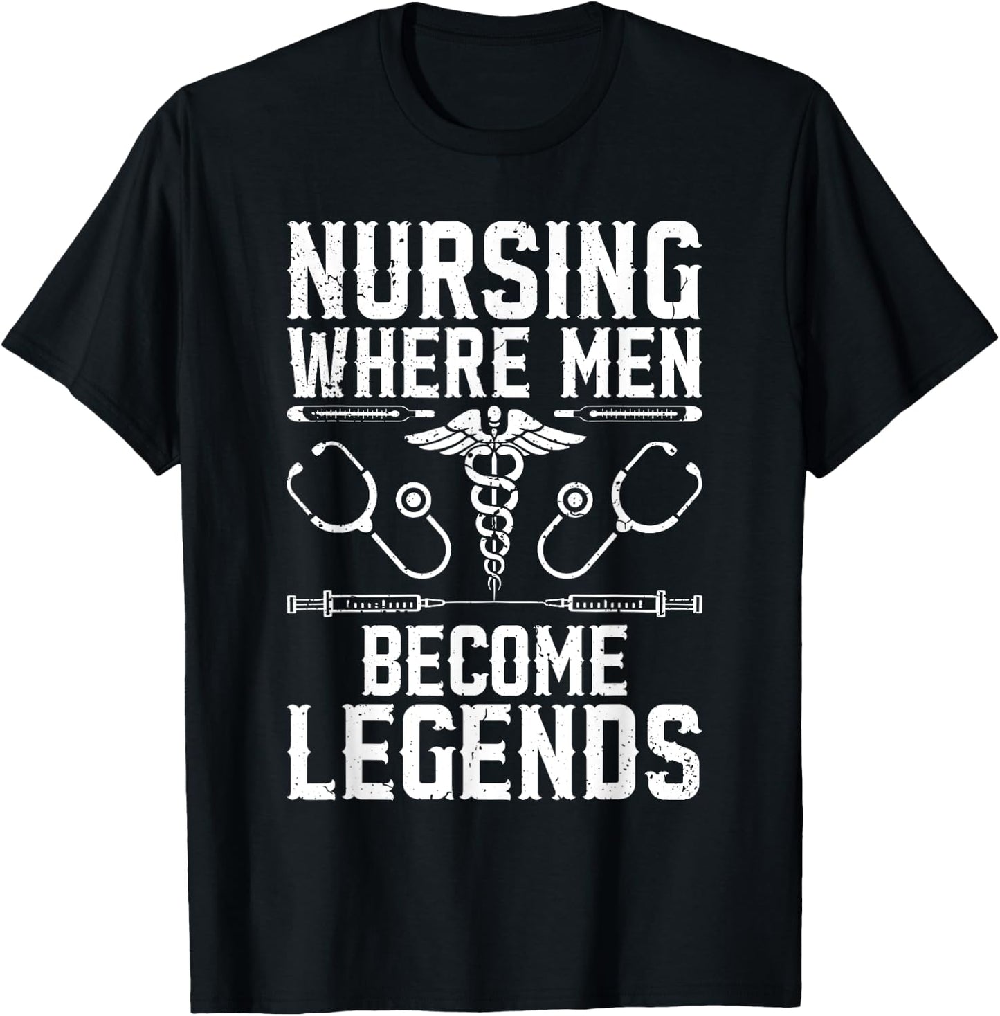 Murse Male Nurse Student Man Nurses Murse RN Graduation Week T-Shirt - T-Shirt | Black