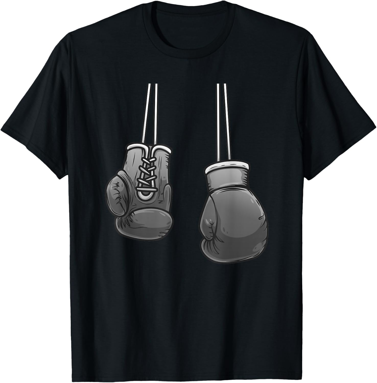 Cool Boxing Gloves For Boxer Fighting Lover Men Women Boys T-Shirt - T-Shirt | Black