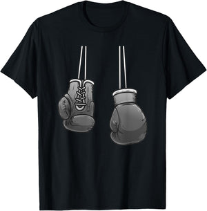 Cool Boxing Gloves For Boxer Fighting Lover Men Women Boys T-Shirt - T-Shirt | Black