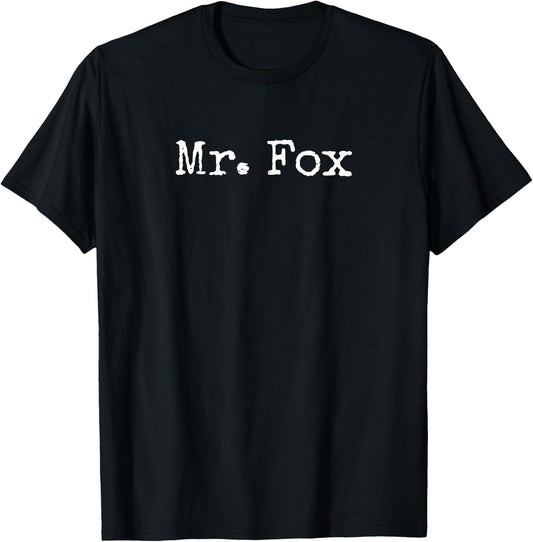 Mr Fox T-Shirt - T-Shirt | Black