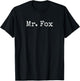 Mr Fox T-Shirt - T-Shirt | Black