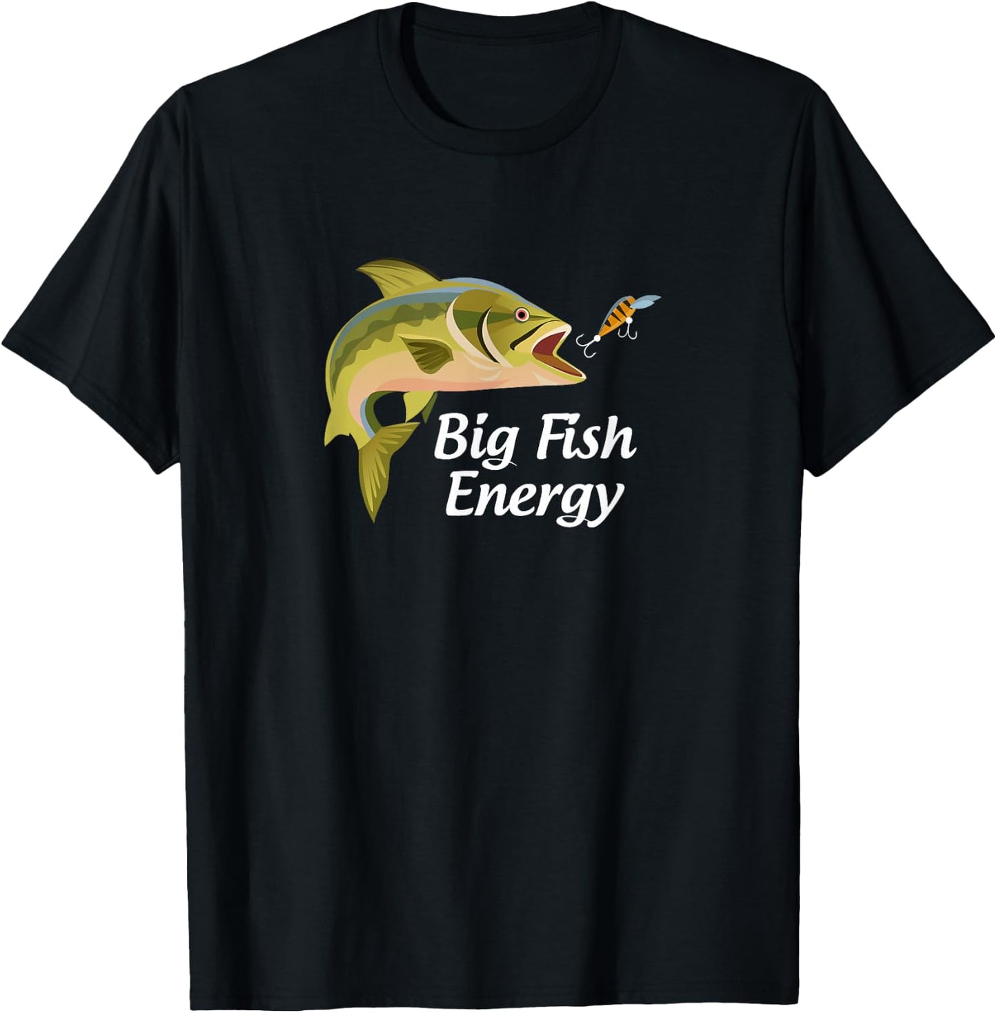Big Fish Energy T-Shirt - T-Shirt | Black