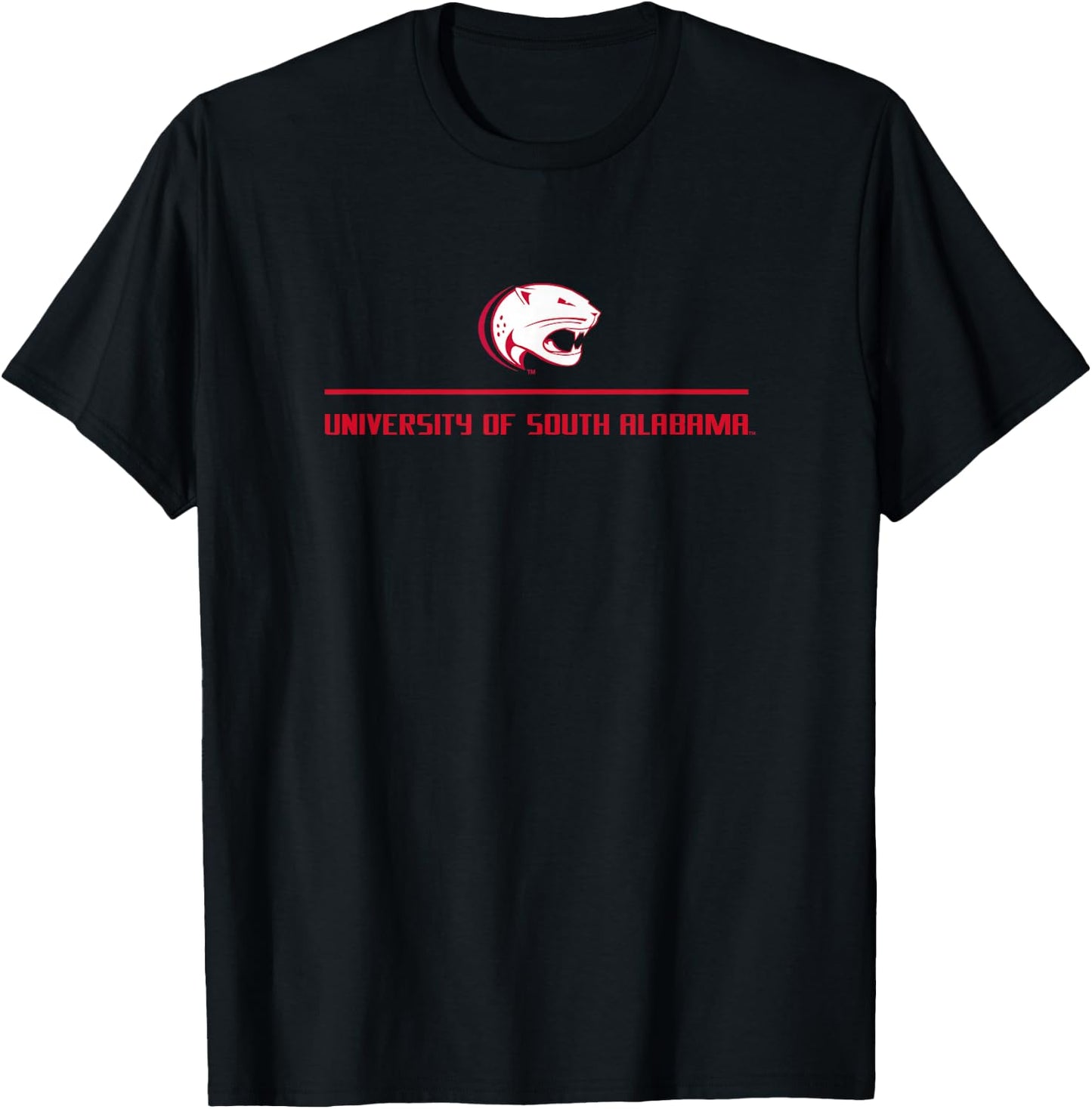 South Alabama Jaguars | NCAA University of Merch | C19GH01 T-Shirt - T-Shirt | Black
