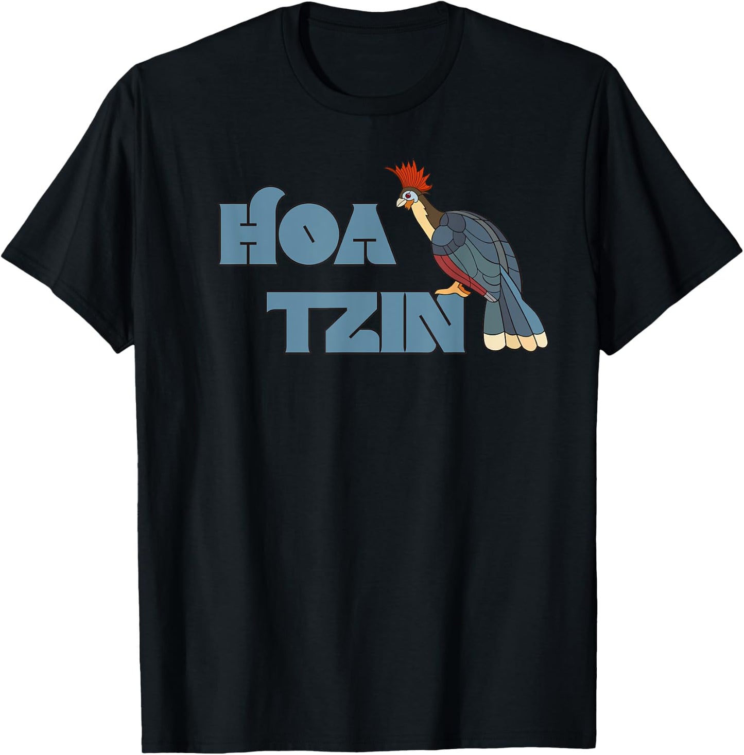 Hoatzin Bird Hoactzin Opisthocomus hoazin T-Shirt - T-Shirt | Black