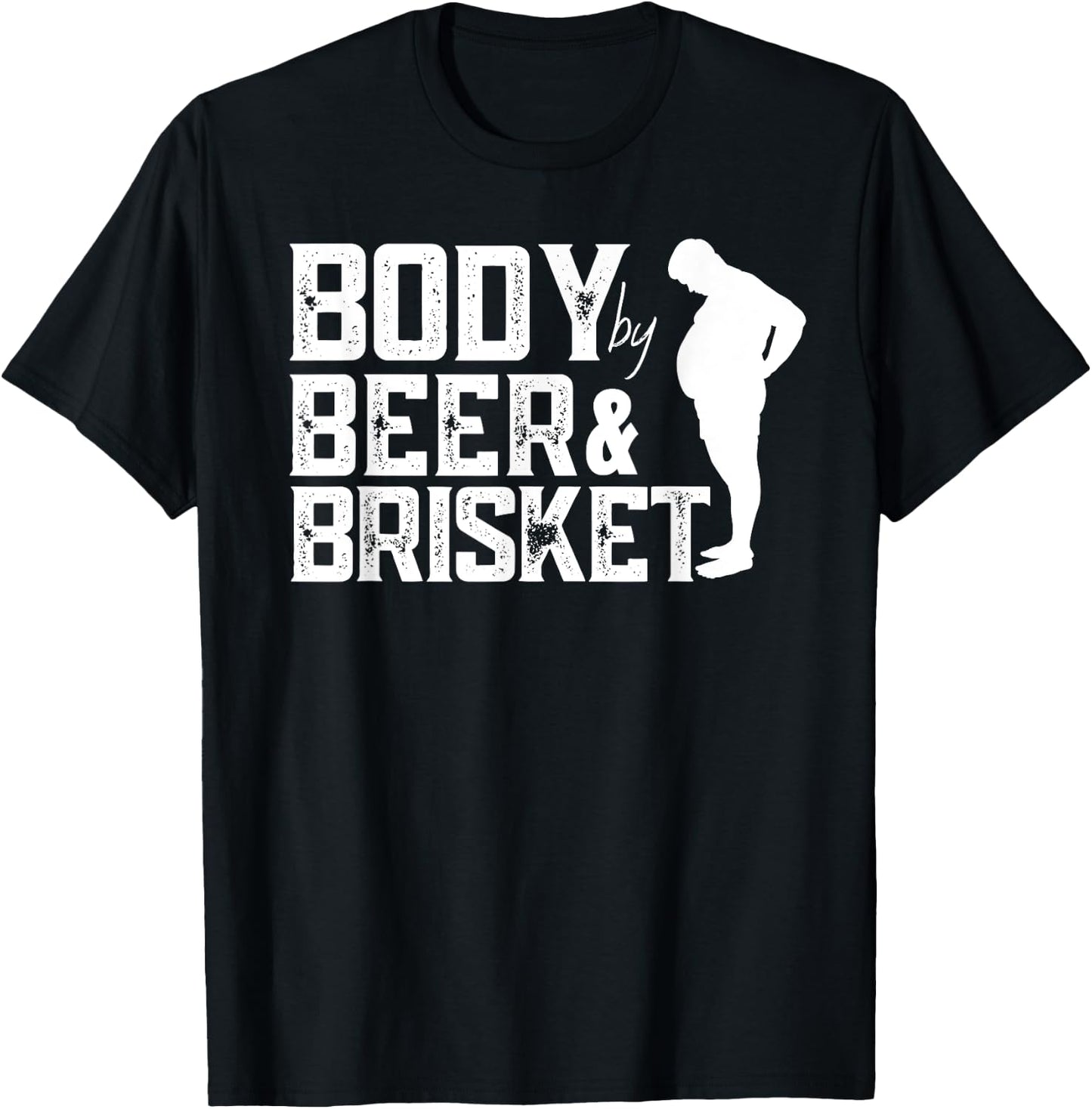 BBQ Barbeque Grilling Body By Beer Brisket Funny Dad T-Shirt - T-Shirt | Black