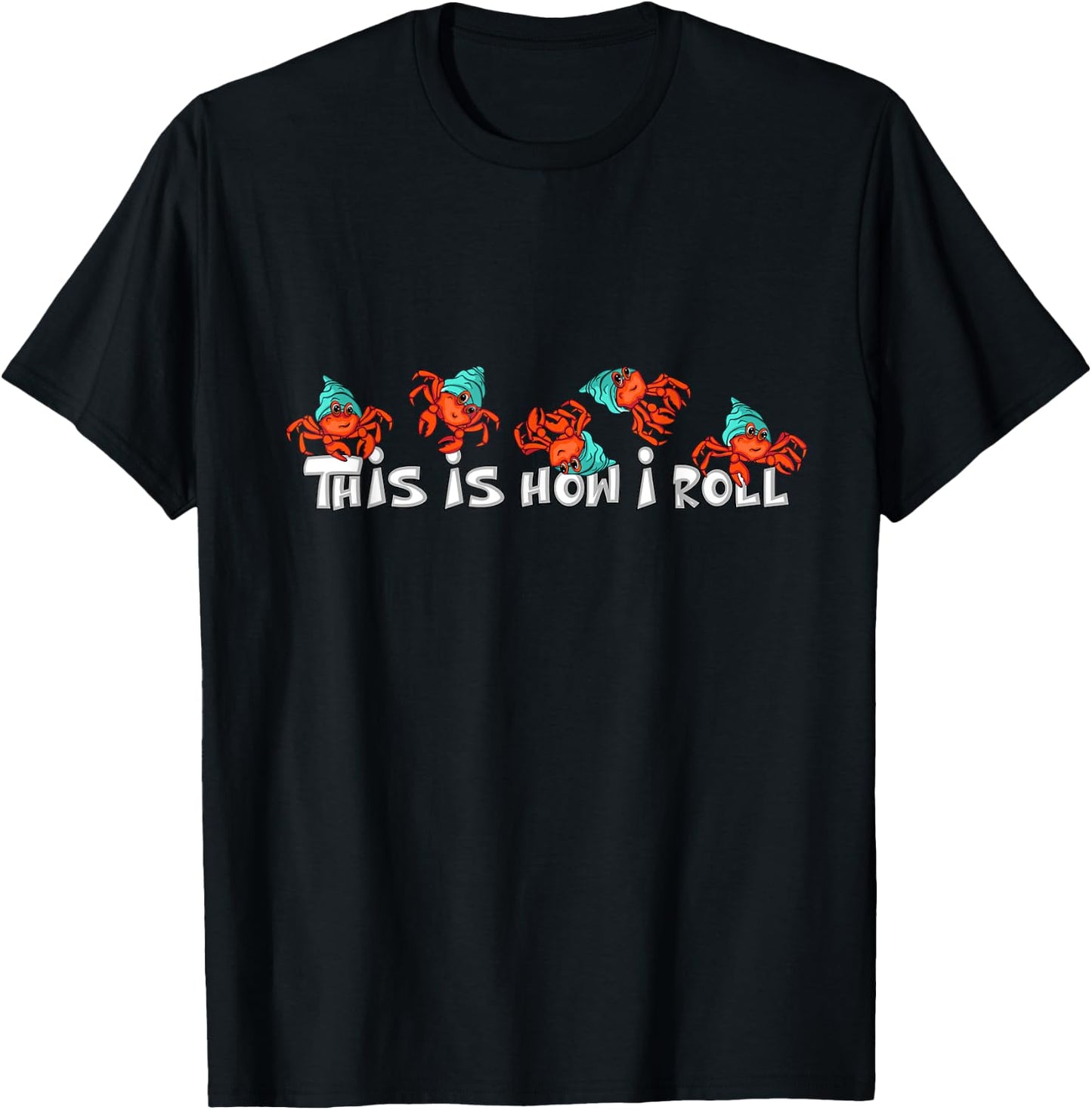 Hermit Crab Lover Kids Pet Funny Hermit Crab T-Shirt - T-Shirt | Black
