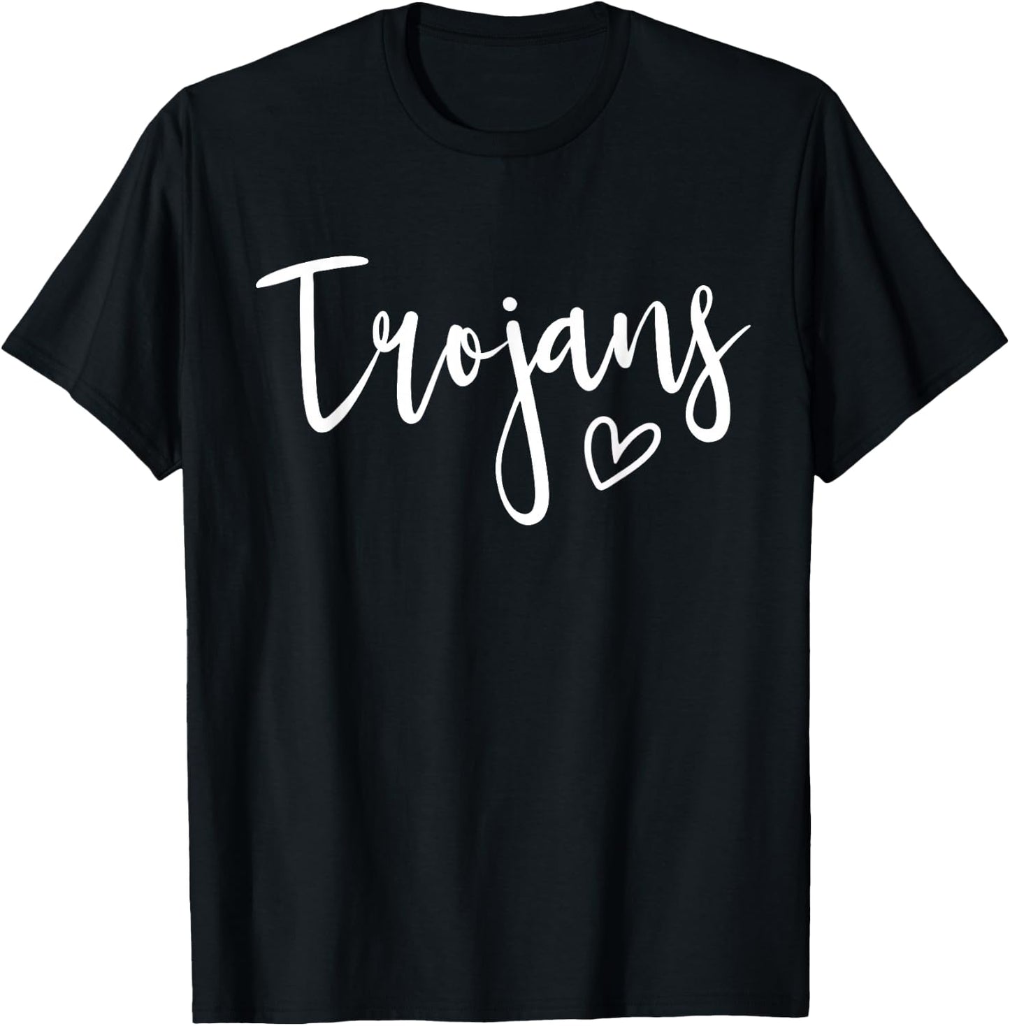 Trojans High School Trojans Sports Team Women's Trojans T-Shirt - T-Shirt | Black