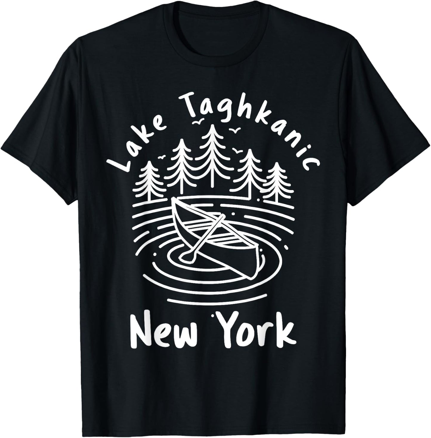 Lake Taghkanic in New York State T-Shirt - T-Shirt | Black
