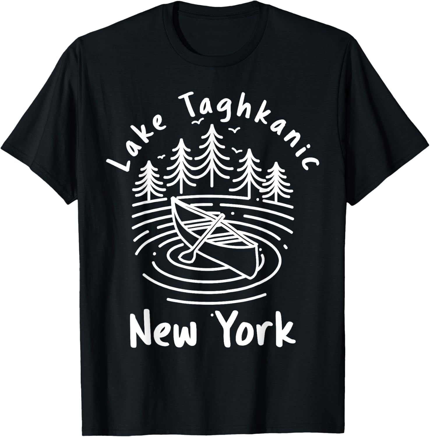 Lake Taghkanic in New York State T-Shirt - T-Shirt | Black