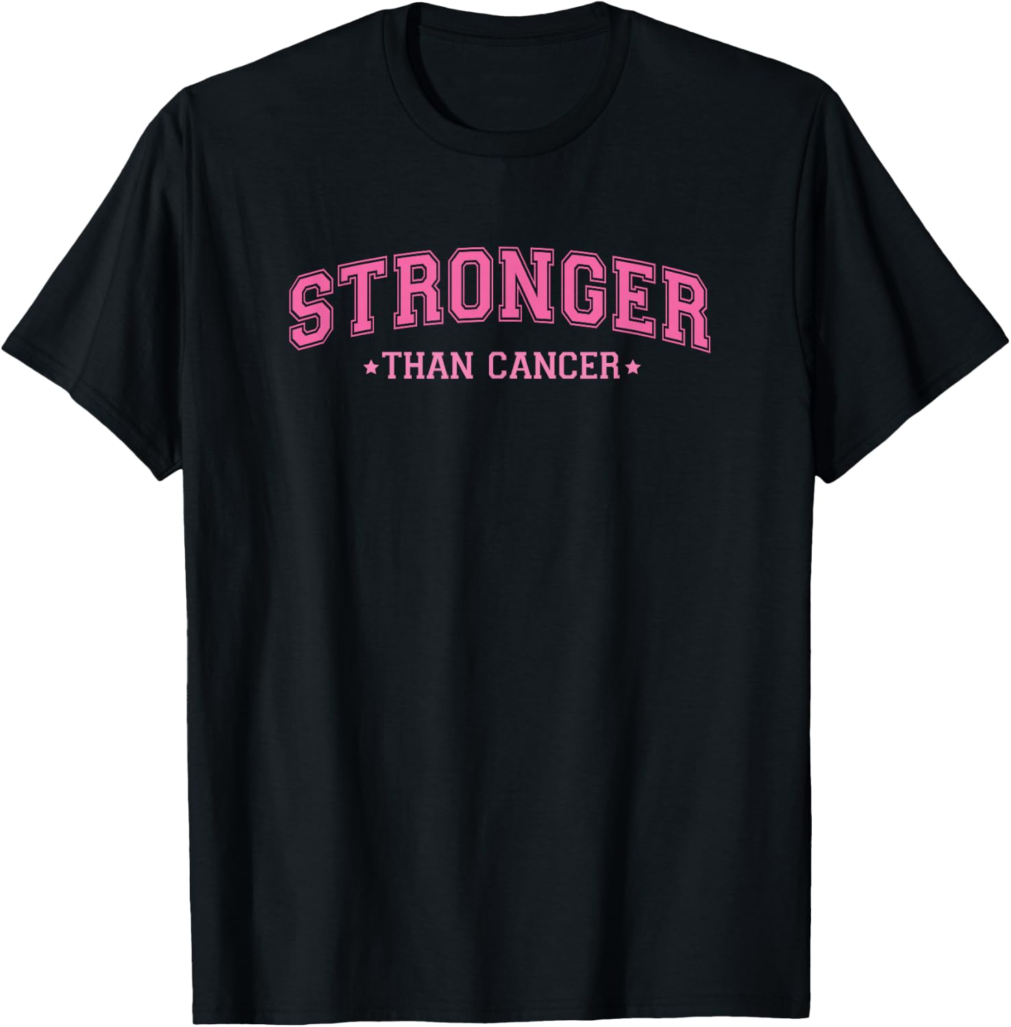 Pink Ribbon Breast Cancer Awareness Support Squad T-Shirt - T-Shirt | Black