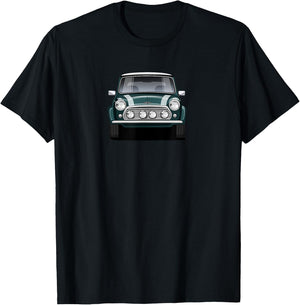 British Classic Sports Car Green Mini T-Shirt - T-Shirt | Black