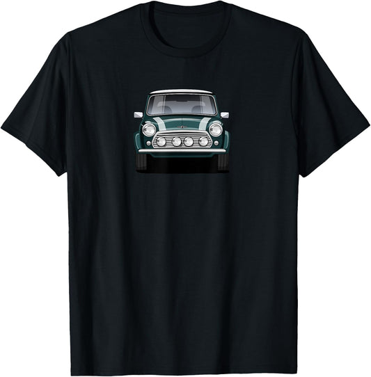 British Classic Sports Car Green Mini T-Shirt - T-Shirt | Black