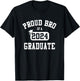 Proud Bro Of 2024 Graduate Brother Class of 2024 Graduation T-Shirt - T-Shirt | Black