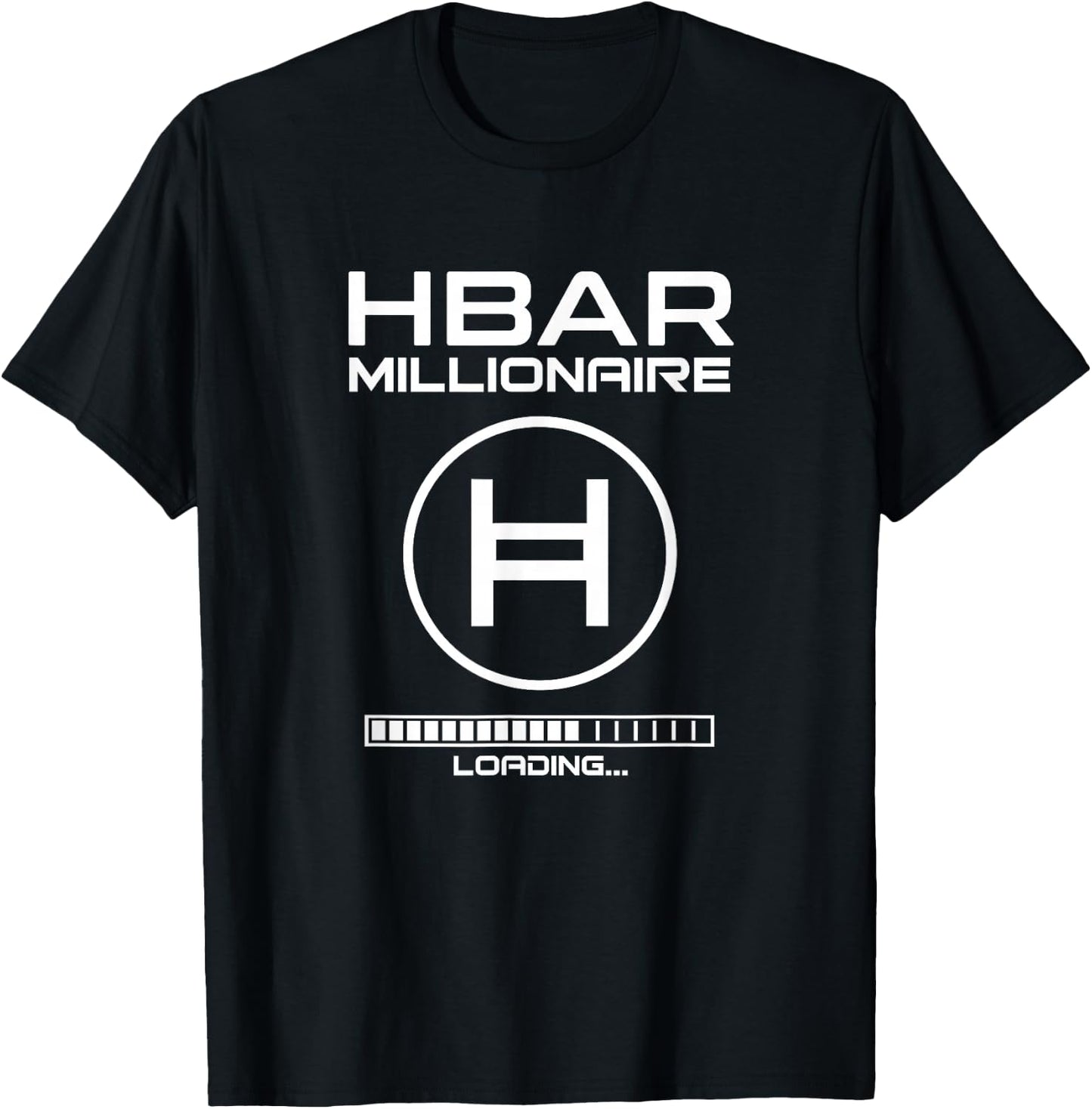 HBAR Crypto MILLIONAIRE Hedera Hashgraph Token Blockchain T-Shirt - T-Shirt | Black