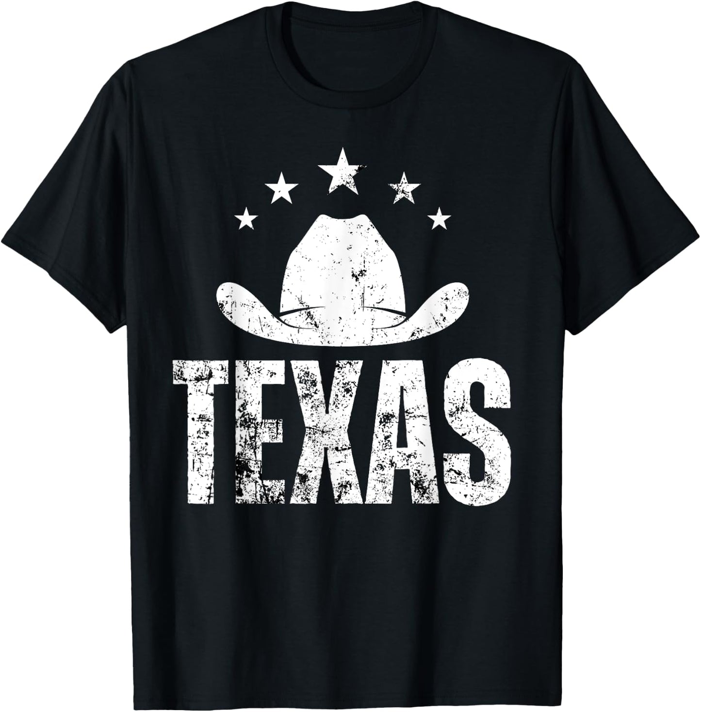 Vintage Texas Cowboys Western Souvenir T-Shirt - T-Shirt | Black