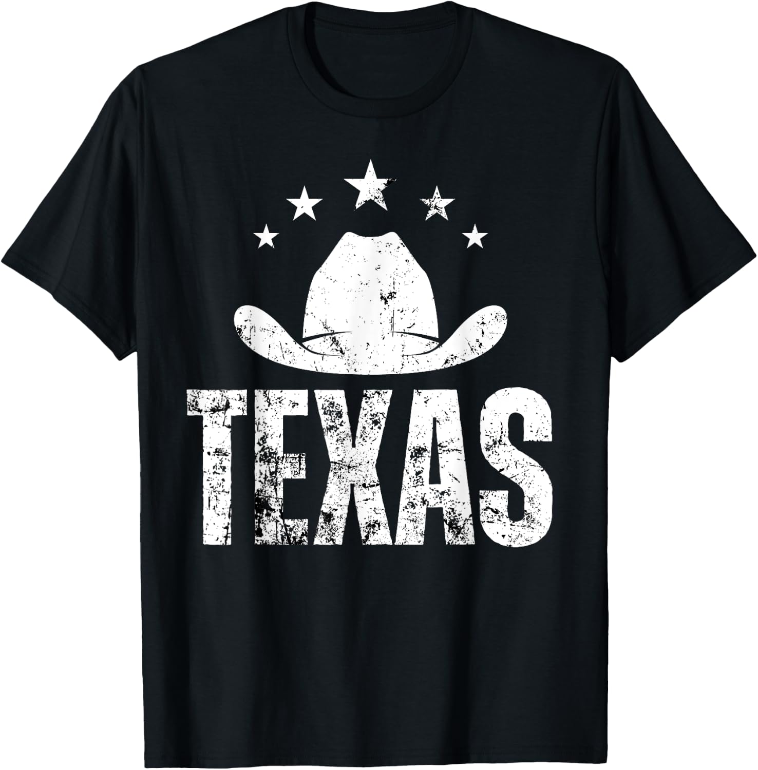 Vintage Texas Cowboys Western Souvenir T-Shirt - T-Shirt | Black