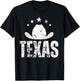 Vintage Texas Cowboys Western Souvenir T-Shirt - T-Shirt | Black