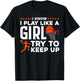 Cool Basketball For Girl Women College Basketball Team Coach T-Shirt - T-Shirt | Black