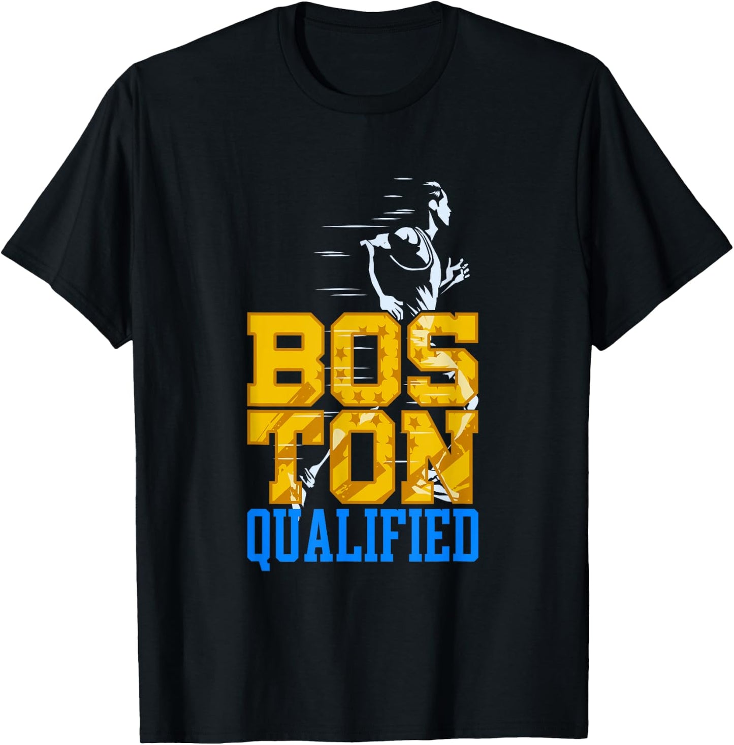Boston Qualified Annual Marathon Training T-Shirt - T-Shirt | Black