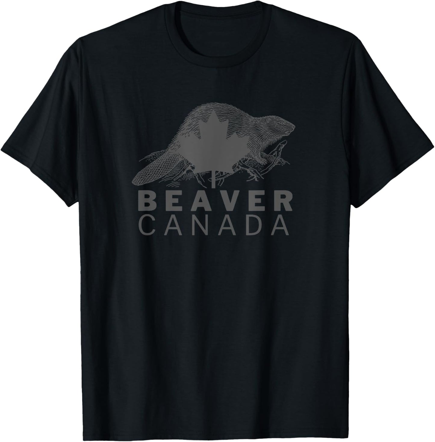Canadian Beaver T-Shirt - T-Shirt | Black