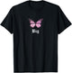 Sorority Big/ Little Sorority Reveal GBig Butterfly Cute Big T-Shirt - T-Shirt | Black