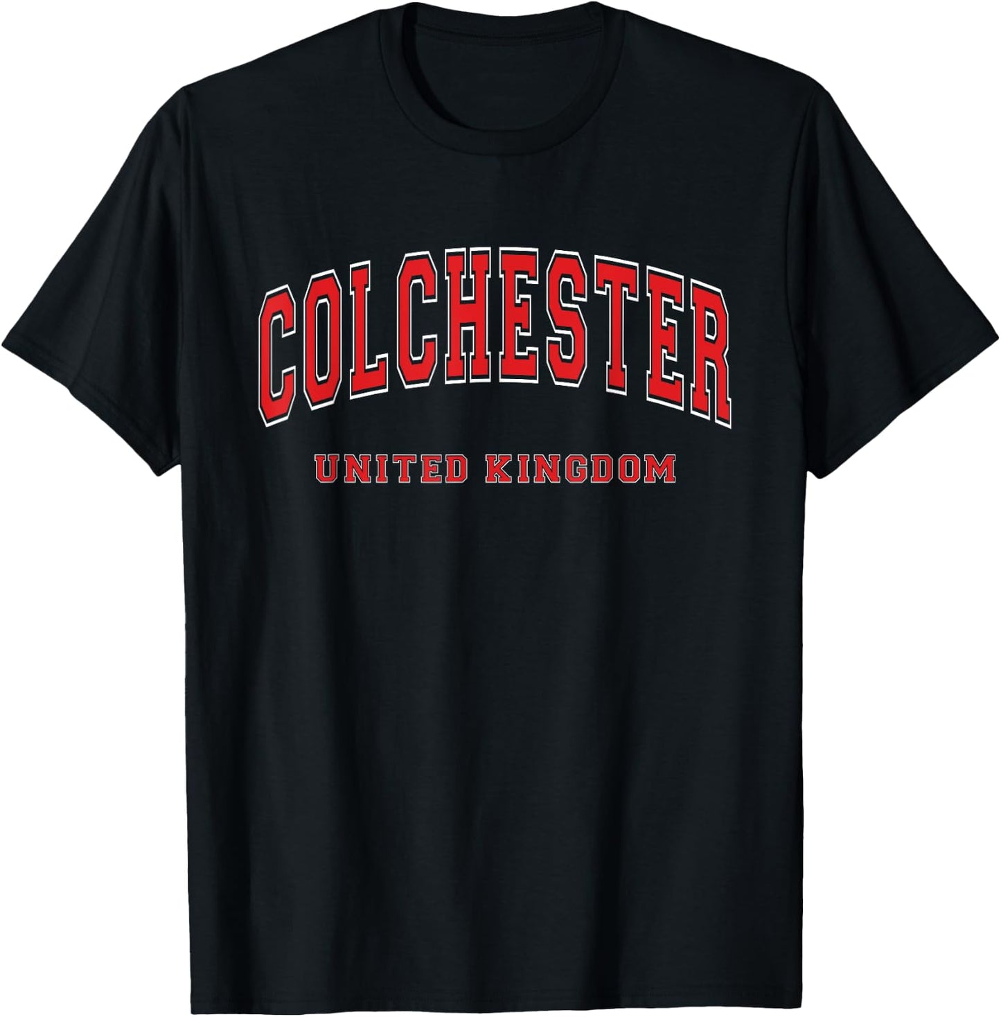 Colchester United Kingdom City T-Shirt - T-Shirt | Black
