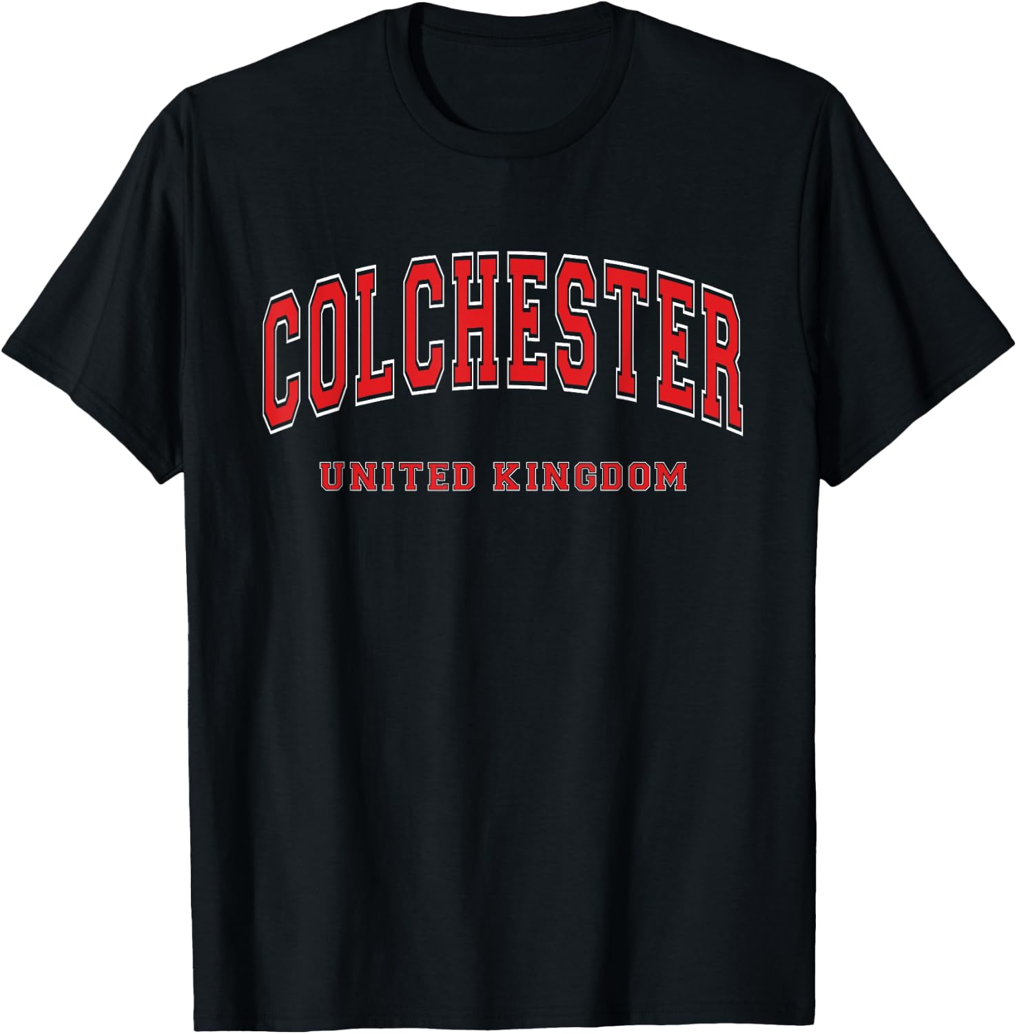 Colchester United Kingdom City T-Shirt - T-Shirt | Black